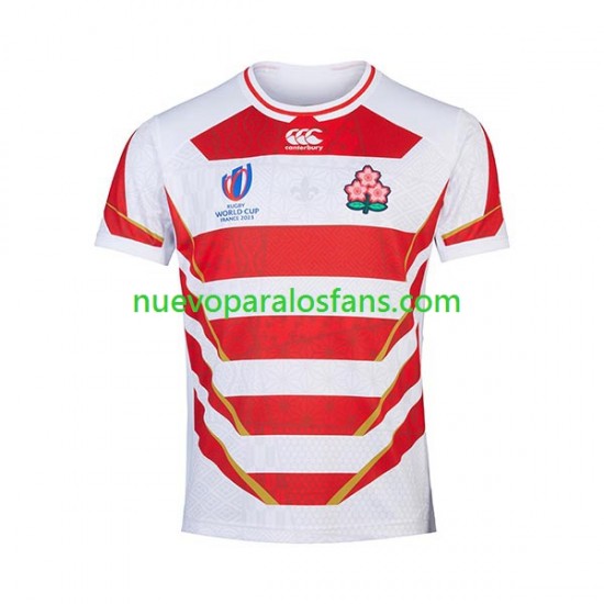 Camiseta de Fútbol Japón Hombre Casa Rugby World Cup 2023 Manga Corta