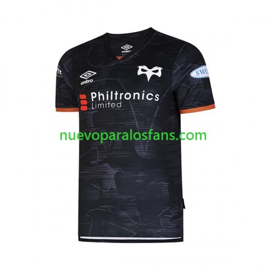 Camiseta de Fútbol Ospreys Hombre Casa Rugby 2023 Manga Corta