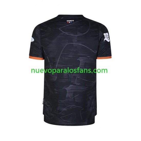 Camiseta de Fútbol Ospreys Hombre Casa Rugby 2023 Manga Corta
