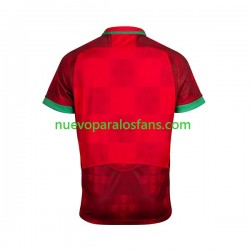 Camiseta de Fútbol Portugal Hombre Casa Rugby World Cup 2023 Manga Corta