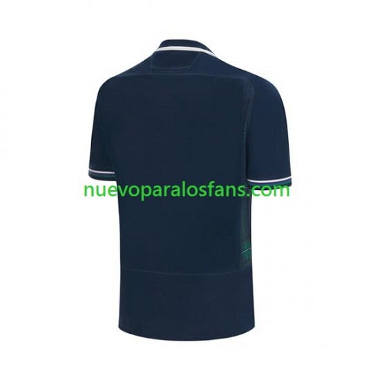 Camiseta de Fútbol Escocia Hombre Casa Rugby World Cup 2023 Manga Corta
