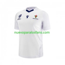 Camiseta de Fútbol Samoa Hombre Exterior Rugby World Cup 2023 Manga Corta