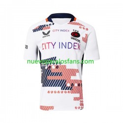 Camiseta de Fútbol Saracens Hombre Exterior Rugby 2023 Manga Corta