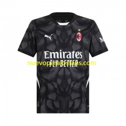 Camiseta de Fútbol AC Milan Portero Hombre Casa 2024-2025 Manga Corta