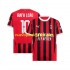 Camiseta de Fútbol AC Milan UCL Font RAFA LEAO 10 Hombre Casa 2024-2025 Manga Corta
