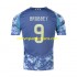 Camiseta de Fútbol AFC Ajax Brian Brobbey 9 Hombre Exterior 2024-2025 Manga Corta