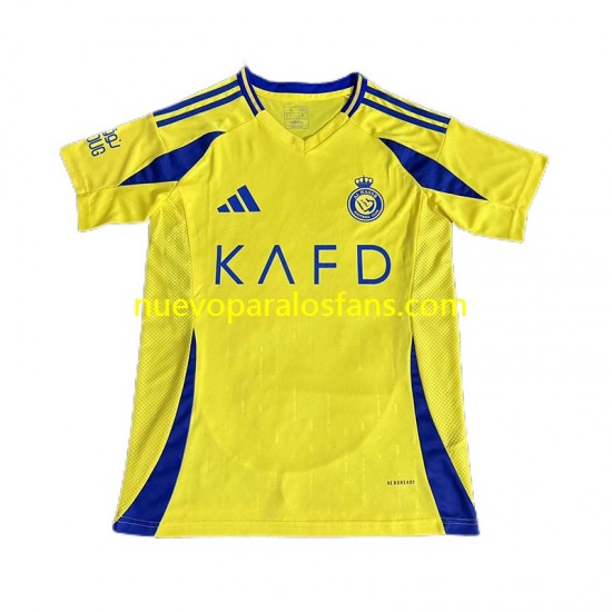 Camiseta de Fútbol Al Nassr Hombre Casa 2024-2025 Manga Corta