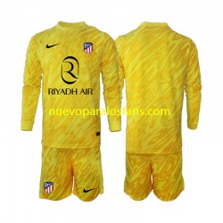 Camiseta de Fútbol Atlético Madrid Portero Niño Tercera 2024-2025 Manga Larga