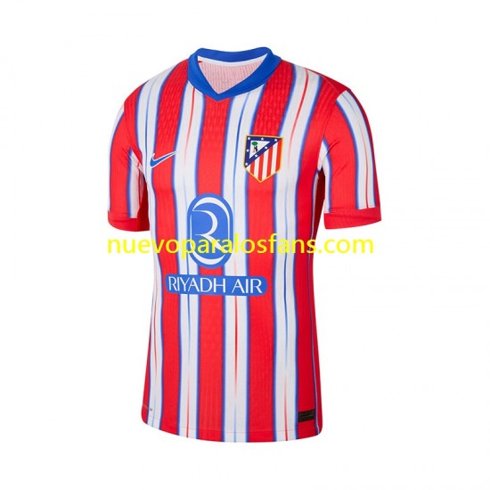 Camiseta de Fútbol Atlético Madrid Hombre Casa 2024-2025 Manga Corta