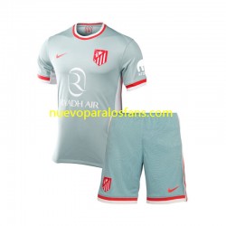 Camiseta de Fútbol Atlético Madrid Niño Exterior 2024-2025 Manga Corta
