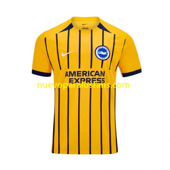 Camiseta de Fútbol Brighton & Hove Albion Hombre Exterior 2024-2025 Manga Corta