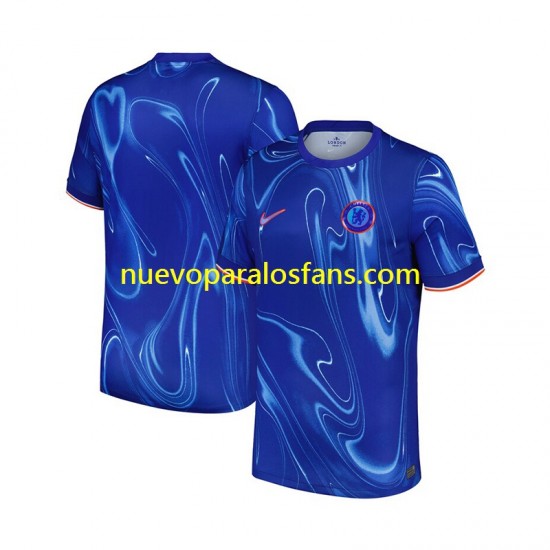 Camiseta de Fútbol Chelsea Hombre Casa 2024-2025 Manga Corta