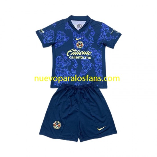 Camiseta de Fútbol Club América Niño Exterior 2024-2025 Manga Corta