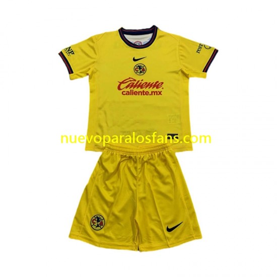 Camiseta de Fútbol Club América Niño Casa 2024-2025 Manga Corta