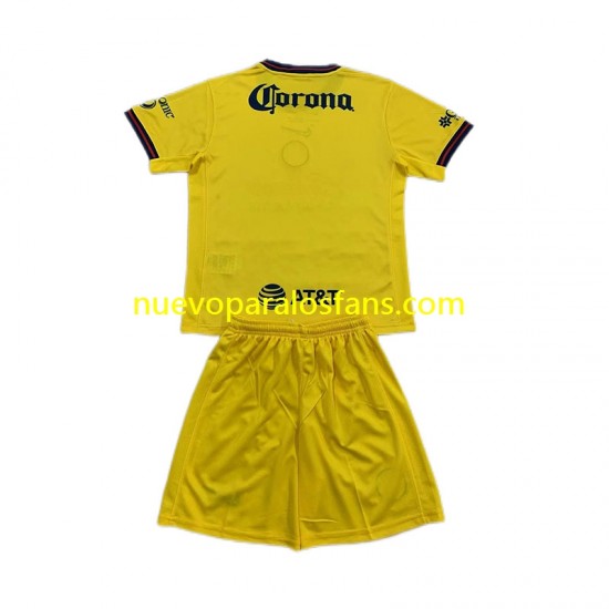Camiseta de Fútbol Club América Niño Casa 2024-2025 Manga Corta