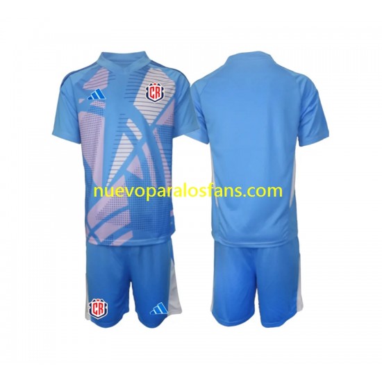 Camiseta de Fútbol Costa Rica Portero Niño Casa 2024 Manga Corta