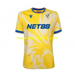 Camiseta de Fútbol Crystal Palace Hombre Exterior 2024-2025 Manga Corta