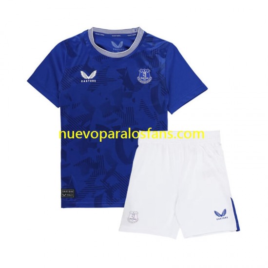 Camiseta de Fútbol Everton Niño Casa 2024-2025 Manga Corta