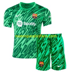 Camiseta de Fútbol FC Barcelona Portero Niño Casa 2024-2025 Manga Corta