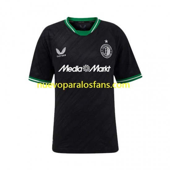Camiseta de Fútbol Feyenoord Rotterdam Hombre Exterior 2024-2025 Manga Corta