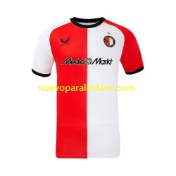 Camiseta de Fútbol Feyenoord Rotterdam Hombre Casa 2024-2025 Manga Corta