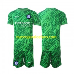 Camiseta de Fútbol Inter Milan Portero Niño Casa 2024-2025 Manga Corta