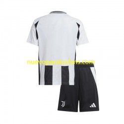 Camiseta de Fútbol Juventus Niño Casa 2024-2025 Manga Corta