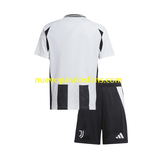 Camiseta de Fútbol Juventus Niño Casa 2024-2025 Manga Corta