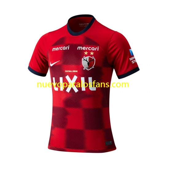 Camiseta de Fútbol Kashima Antlers Hombre Casa 2024 Manga Corta
