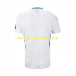 Camiseta de Fútbol Leeds United Hombre Casa 2024-2025 Manga Corta