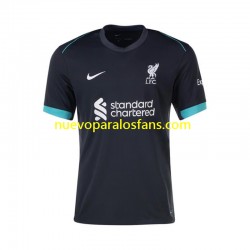 Camiseta de Fútbol Liverpool Hombre Exterior 2024-2025 Manga Corta