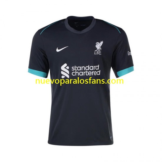 Camiseta de Fútbol Liverpool Hombre Exterior 2024-2025 Manga Corta