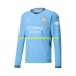 Camiseta de Fútbol Manchester City Hombre Casa 2024-2025 Manga Larga