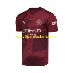 Camiseta de Fútbol Manchester City Hombre Tercera 2024-2025 Manga Corta