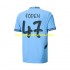 Camiseta de Fútbol Manchester City UCL Font FODEN 47 Hombre Casa 2024-2025 Manga Corta