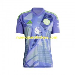 Camiseta de Fútbol Manchester United Portero Hombre Casa 2024-2025 Manga Corta