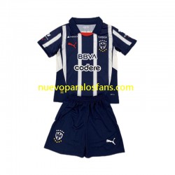 Camiseta de Fútbol Monterrey Niño Casa 2024-2025 Manga Corta