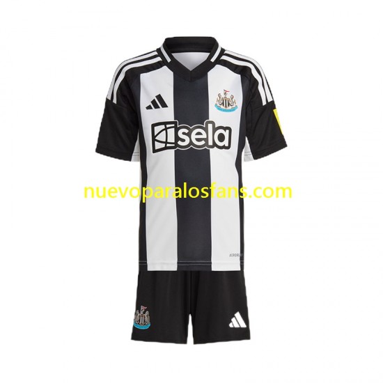 Camiseta de Fútbol Newcastle United Niño Casa 2024-2025 Manga Corta