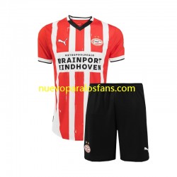 Camiseta de Fútbol PSV Eindhoven Niño Casa 2024-2025 Manga Corta