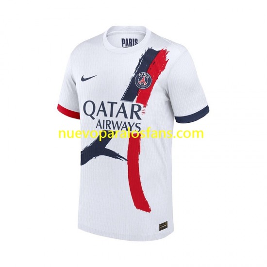 Camiseta de Fútbol Paris Saint-Germain Hombre Exterior 2024-2025 Manga Corta