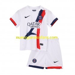 Camiseta de Fútbol Paris Saint-Germain Niño Exterior 2024-2025 Manga Corta