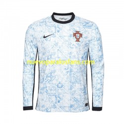 Camiseta de Fútbol Portugal Hombre Exterior Euro 2024 Manga Larga