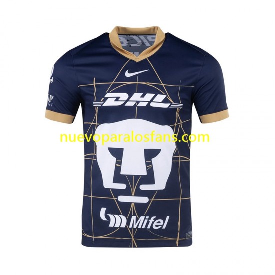 Camiseta de Fútbol Pumas UNAM Hombre Exterior 2024-2025 Manga Corta