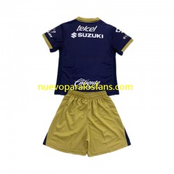Camiseta de Fútbol Pumas UNAM Niño Exterior 2024-2025 Manga Corta