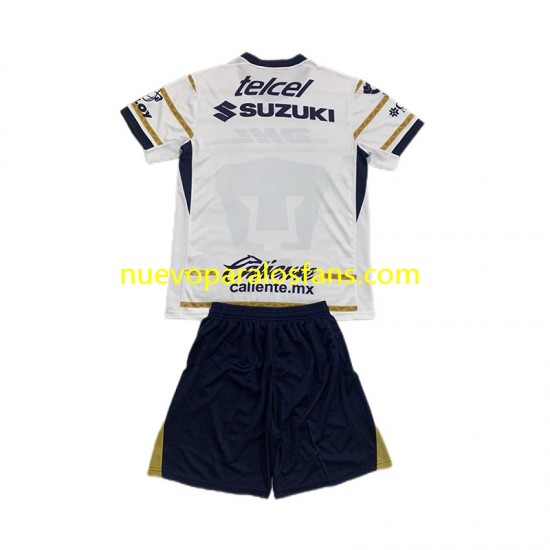 Camiseta de Fútbol Pumas UNAM Niño Casa 2024-2025 Manga Corta