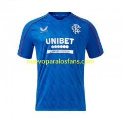 Camiseta de Fútbol Rangers Hombre Casa 2024-2025 Manga Corta