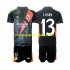 Camiseta de Fútbol Real Madrid Andriy Lunin 13 Portero Niño Exterior 2024-2025 Manga Corta