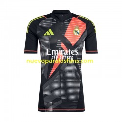 Camiseta de Fútbol Real Madrid Portero Hombre Exterior 2024-2025 Manga Corta