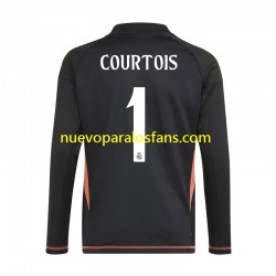 Camiseta de Fútbol Real Madrid Thibaut Courtois 1 Portero Hombre Exterior 2024-2025 Manga Corta