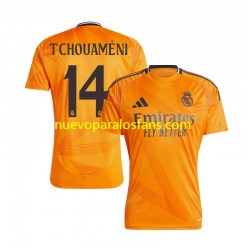 Camiseta de Fútbol Real Madrid Tchouameni 14 Hombre Exterior 2024-2025 Manga Corta